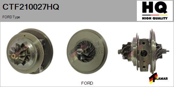 FLAMAR CTF210027HQ - Картридж турбины, группа корпуса компрессора autospares.lv