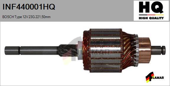 FLAMAR INF440001HQ - Якорь, стартер autospares.lv