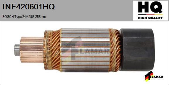 FLAMAR INF420601HQ - Якорь, стартер autospares.lv