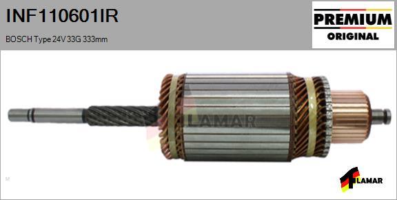 FLAMAR INF110601IR - Якорь, стартер autospares.lv