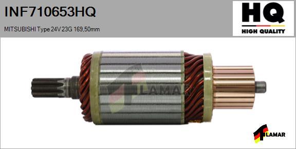 FLAMAR INF710653HQ - Якорь, стартер autospares.lv