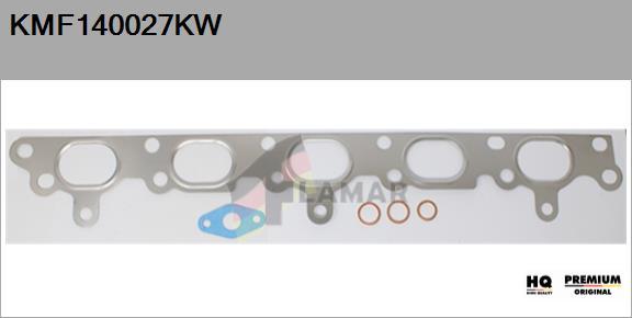 FLAMAR KMF140027KW - Установочный комплект, турбокомпрессор autospares.lv