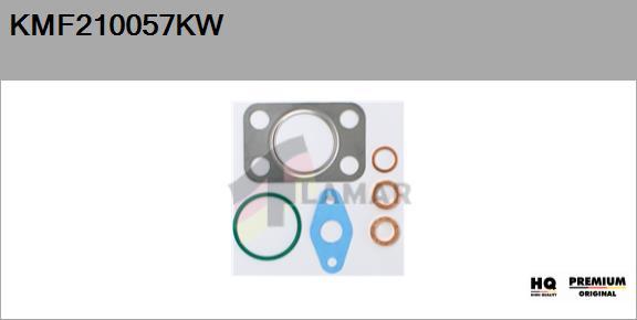 FLAMAR KMF210057KW - Установочный комплект, турбокомпрессор autospares.lv
