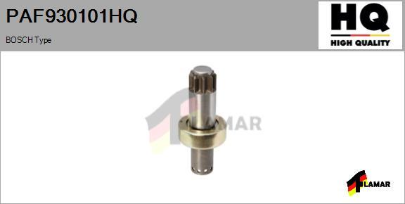 FLAMAR PAF930101HQ - Ведущая шестерня, бендикс, стартер autospares.lv