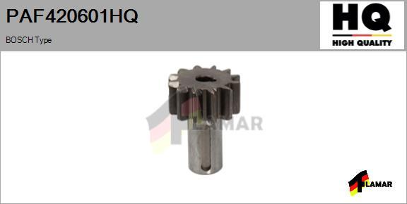 FLAMAR PAF420601HQ - Ведущая шестерня, бендикс, стартер autospares.lv