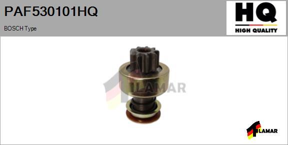 FLAMAR PAF530101HQ - Ведущая шестерня, бендикс, стартер autospares.lv