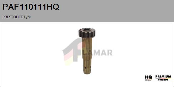 FLAMAR PAF110111HQ - Ведущая шестерня, бендикс, стартер autospares.lv