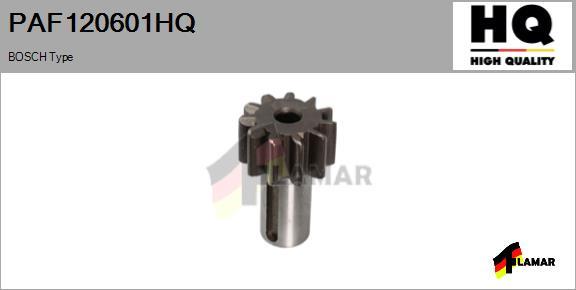 FLAMAR PAF120601HQ - Ведущая шестерня, бендикс, стартер autospares.lv