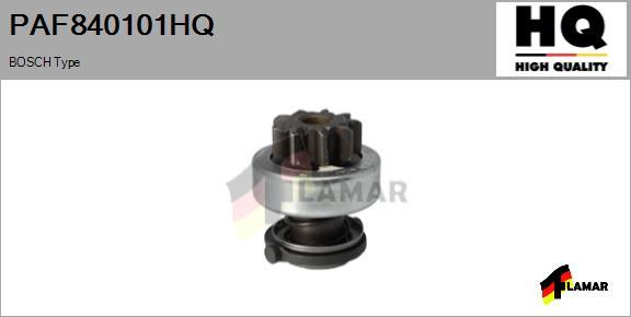 FLAMAR PAF840101HQ - Ведущая шестерня, бендикс, стартер autospares.lv