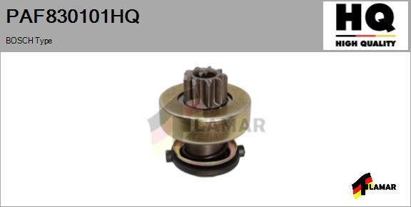 FLAMAR PAF830101HQ - Ведущая шестерня, бендикс, стартер autospares.lv