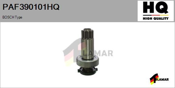 FLAMAR PAF390101HQ
 - Ведущая шестерня, бендикс, стартер autospares.lv