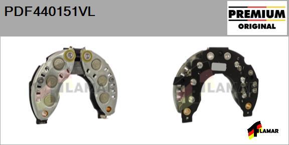 FLAMAR PDF440151VL - Выпрямитель, диодный мост, генератор autospares.lv