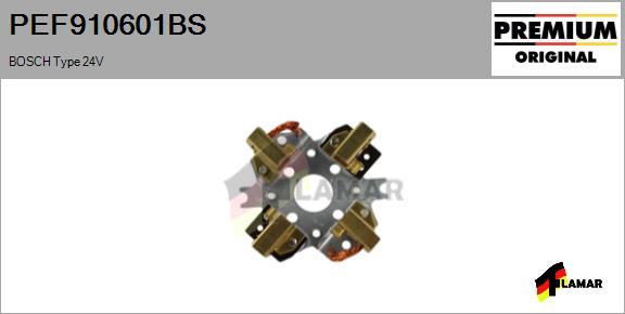 FLAMAR PEF910601BS - Кронштейн, угольная щетка autospares.lv