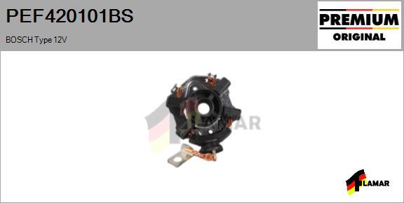 FLAMAR PEF420101BS - Кронштейн, угольная щетка autospares.lv