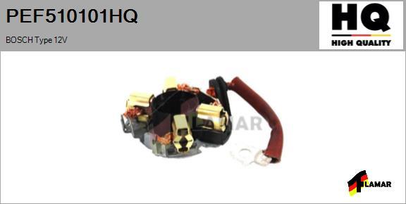 FLAMAR PEF510101HQ - Кронштейн, угольная щетка autospares.lv