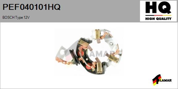 FLAMAR PEF040101HQ - Кронштейн, угольная щетка autospares.lv