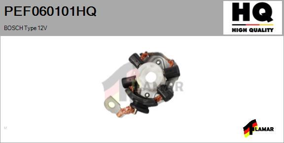 FLAMAR PEF060101HQ - Кронштейн, угольная щетка autospares.lv