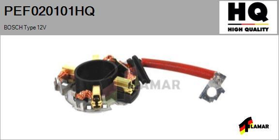 FLAMAR PEF020101HQ - Кронштейн, угольная щетка autospares.lv