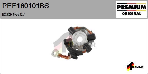 FLAMAR PEF160101BS - Кронштейн, угольная щетка autospares.lv