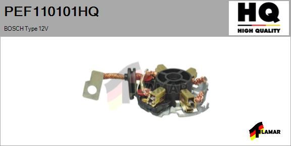 FLAMAR PEF110101HQ - Кронштейн, угольная щетка autospares.lv