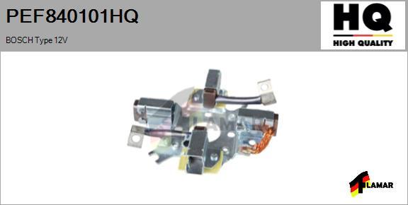 FLAMAR PEF840101HQ - Кронштейн, угольная щетка autospares.lv