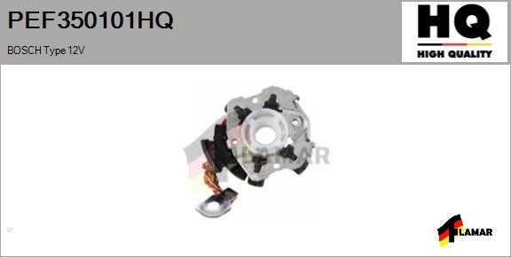 FLAMAR PEF350101HQ - Кронштейн, угольная щетка autospares.lv