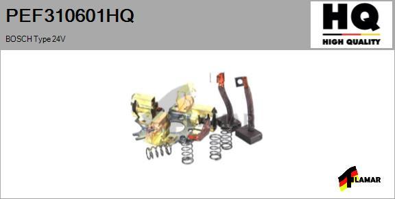 FLAMAR PEF310601HQ - Кронштейн, угольная щетка autospares.lv