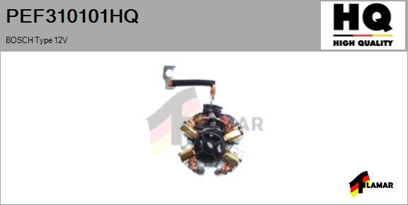 FLAMAR PEF310101HQ - Кронштейн, угольная щетка autospares.lv