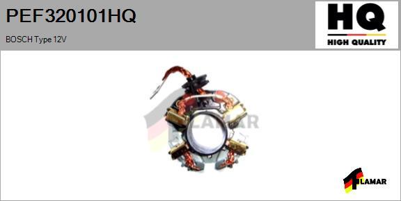 FLAMAR PEF320101HQ - Кронштейн, угольная щетка autospares.lv