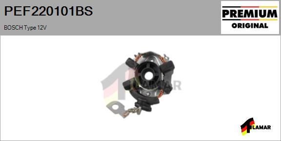 FLAMAR PEF220101BS - Кронштейн, угольная щетка autospares.lv