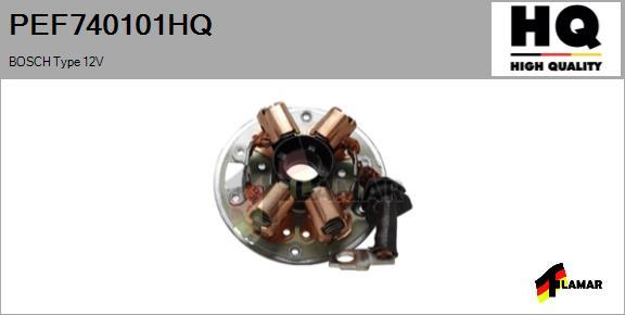 FLAMAR PEF740101HQ - Кронштейн, угольная щетка autospares.lv