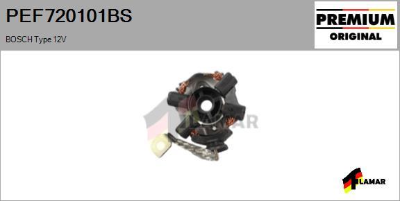 FLAMAR PEF720101BS - Кронштейн, угольная щетка autospares.lv