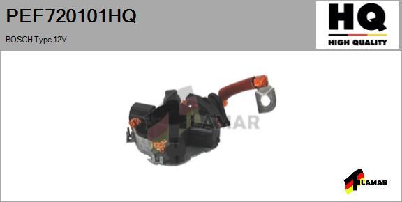 FLAMAR PEF720101HQ - Кронштейн, угольная щетка autospares.lv