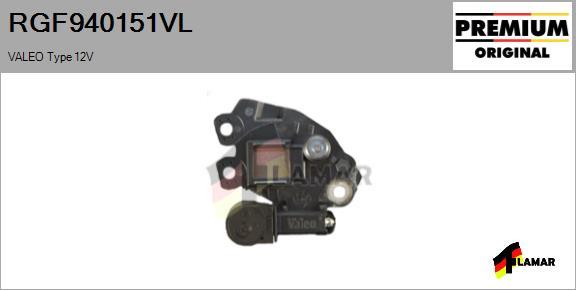 FLAMAR RGF940151VL - Регулятор напряжения, генератор autospares.lv