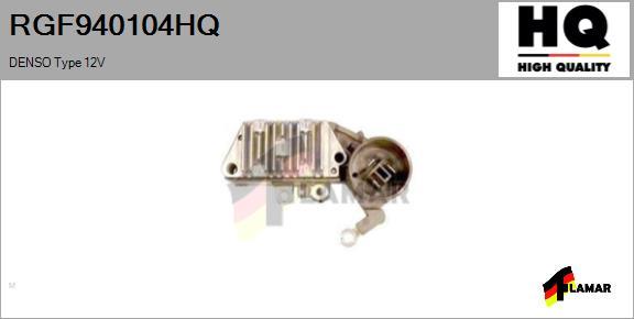 FLAMAR RGF940104HQ - Регулятор напряжения, генератор autospares.lv