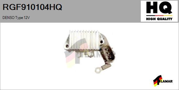 FLAMAR RGF910104HQ - Регулятор напряжения, генератор autospares.lv