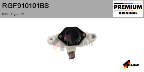 FLAMAR RGF910101BS - Регулятор напряжения, генератор autospares.lv