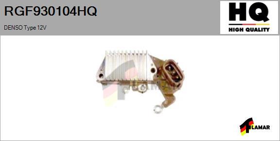 FLAMAR RGF930104HQ - Регулятор напряжения, генератор autospares.lv