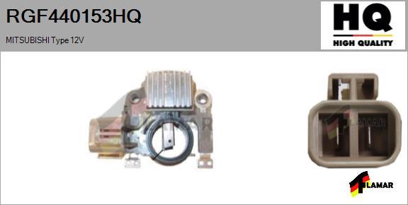 FLAMAR RGF440153HQ - Регулятор напряжения, генератор autospares.lv