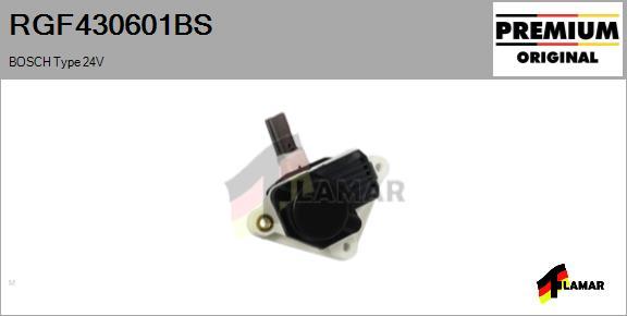 FLAMAR RGF430601BS - Регулятор напряжения, генератор autospares.lv