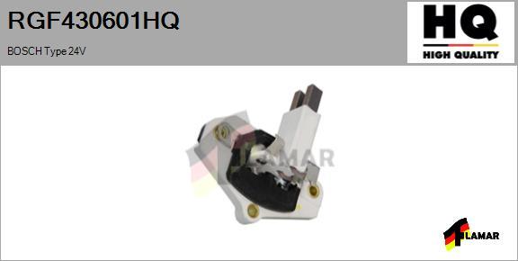 FLAMAR RGF430601HQ - Регулятор напряжения, генератор autospares.lv