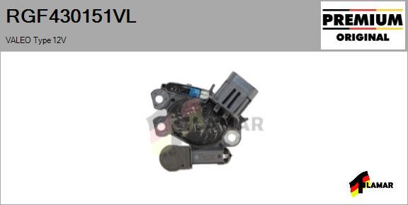 FLAMAR RGF430151VL - Регулятор напряжения, генератор autospares.lv