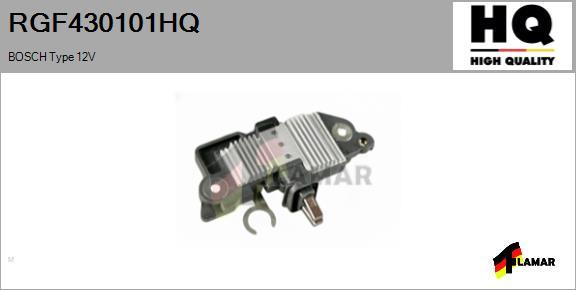 FLAMAR RGF430101HQ - Регулятор напряжения, генератор autospares.lv