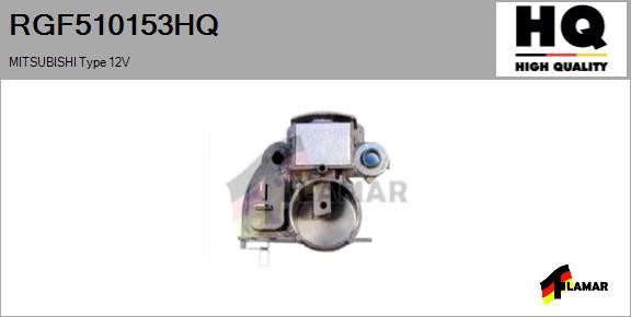 FLAMAR RGF510153HQ - Регулятор напряжения, генератор autospares.lv