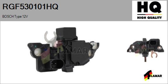 FLAMAR RGF530101HQ - Регулятор напряжения, генератор autospares.lv