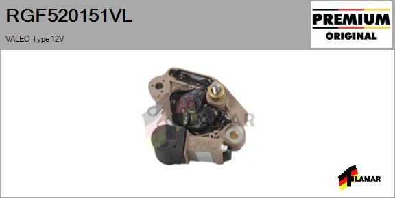 FLAMAR RGF520151VL - Регулятор напряжения, генератор autospares.lv