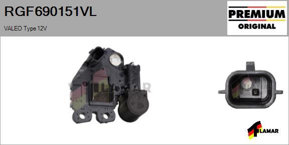 FLAMAR RGF690151VL - Регулятор напряжения, генератор autospares.lv
