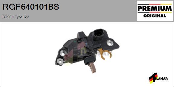 FLAMAR RGF640101BS - Регулятор напряжения, генератор autospares.lv