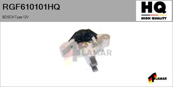 FLAMAR RGF610101HQ - Регулятор напряжения, генератор autospares.lv