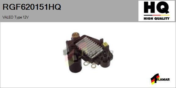 FLAMAR RGF620151HQ - Регулятор напряжения, генератор autospares.lv